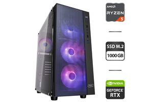 Под заказ новый ПК DeepCool Matrexx 55 Mesh ADD-RGB 4F Black Tower/ Ryzen 5 5500/ 16GB RAM/ 1000GB SSD/ GeForce RTX 2...