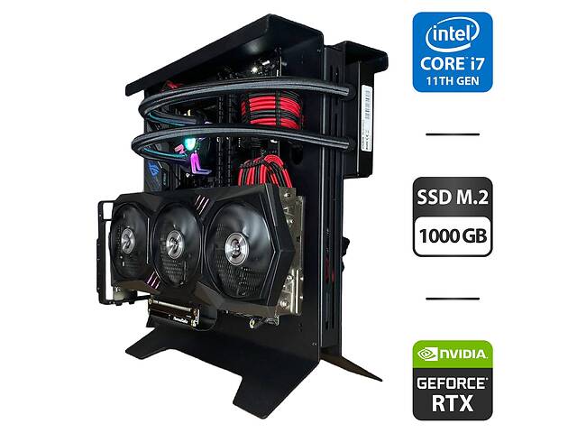 Под заказ новый ПК Monument Custom Tower/ i7-11700F/ 32GB RAM/ 1000GB SSD/ GeForce RTX 3060 12GB