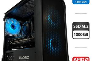 Сборка под заказ: игровой ПК Logic Concept Portos ARGB Mini Black Tower / Intel Core i3-12100F (4 (8) ядер по 3.3 - 4...