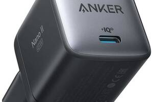 Сетевое зарядное устройство Anker PowerPort 713 Nano II - 45W USB-C GaN Black (6812336)