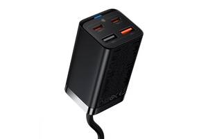 Зарядний пристрій Baseus CCGP0401 GaN3 Pro Desktop Fast Charger 65 W 2C/2U Type-C to Type-C 100 W 1.5 m