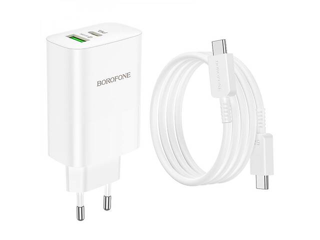 Сетевое зарядное устройство Borofone BN10 Sunlight USB-C 65W / USB 22.5W