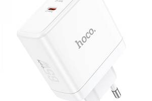 Сетевое зарядное устройство Hoco N30 Glory PD/QC 65W Type-C White