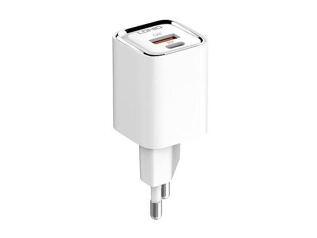 Сетевое зарядное устройство LDNIO A2317C USB-C USB-A PD 30W + QC3.0 18W Белый