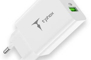 Сетевое зарядное устройство T-PHOX Speedy 20W 2Ports Type-C+USB Charger White (6703391)