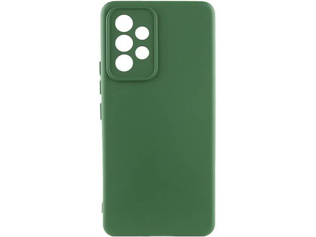 Silicone Cover Lakshmi Full Camera для Samsung A53 A536 Dark Green (Код товара:25983)