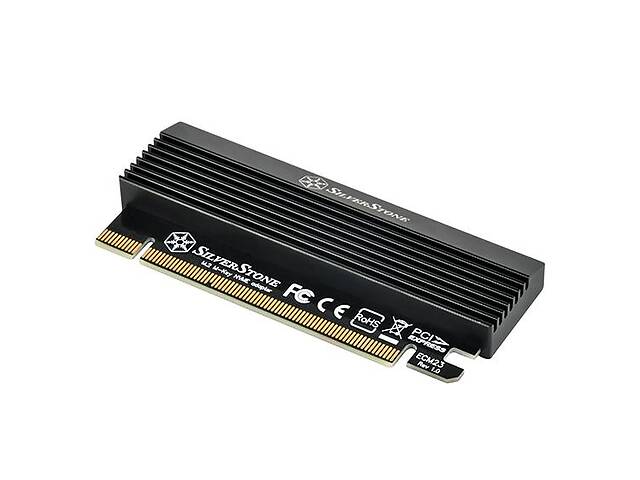 SilverStone Плата-адаптер PCIe x4 для SSD m.2 SATA + NVMe Thermal Solution