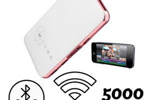 SMART Проектор DLP PANOPLUS Ti6s портативный с аккумулятором 5000mah и ОС Android 4.4 с Wi-Fi и Bluetooth (235096315_...