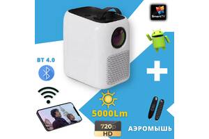 SMART проектор Full HD(1920*1080) на ANDROID портативный XPRO PANOPLUS XRI 4K(5000 lumen) с подключением к iOS и Andr...