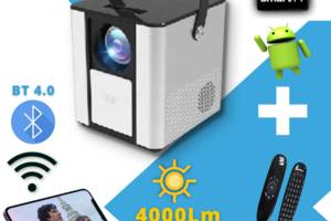 SMART проектор HD(1280*720) на ANDROID портативный XPRO PANOPLUS SOUNDBOX(4000 lumen) с подключением к iOS и Android...