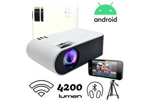 SMART Проектор HD портативный XPRO PANOPLUS XMI (4200 lumen) на ОС Андроид с WiFi функцией Screen Mirroring и Bluetoo...