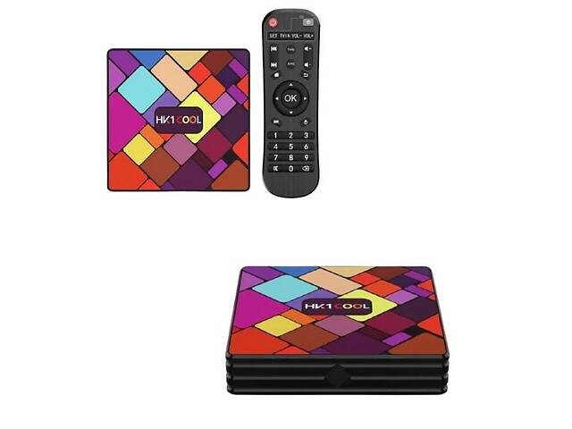 Смарт приставка (Smart TV) медиааплеер Andorid 9.0 с Bluetooth и дисплеем XPROCAST HK1 4GB/32GB