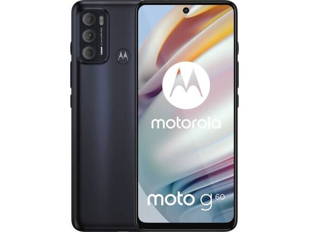 Смартфон Motorola Moto G60 6/128GB NFC Moonless Black Global UA (PANB0025RS) (Код товара:25575)