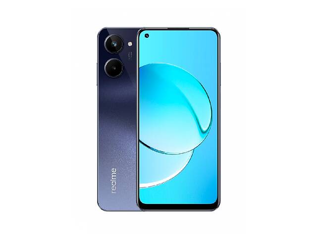 Смартфон Realme 10 8/128gb Black Global Verison черный Super AMOLED процессор Helio G99.