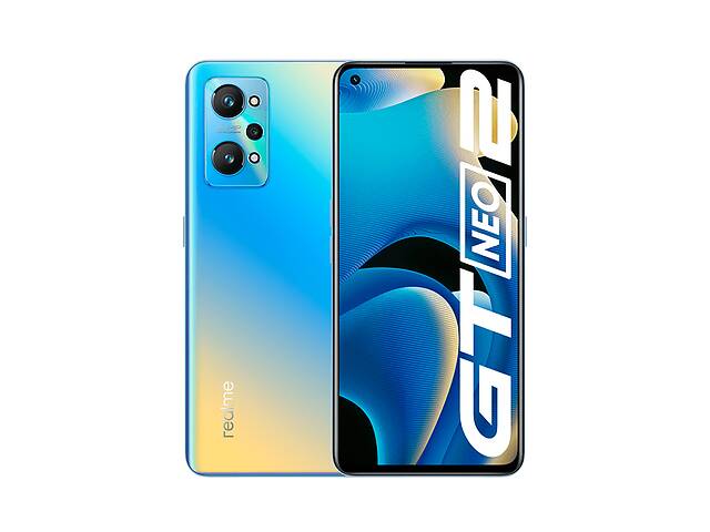 Смартфон Realme gt neo 2 12/256gb blue EU NFC Snapdragon 870 AMOLED