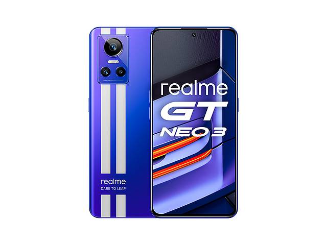 Смартфон Realme GT NEO 3 5G 8/128gb 80W Blue EU Dimensity 8100 6.7''120Hz AMOLED