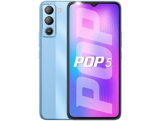 Смартфон Tecno Pop 5 LTE (BD4a) 2/32GB Dual Sim Ice Blue UA (Код товара:23626)