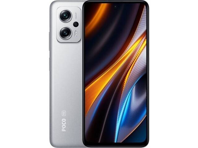 Смартфон Xiaomi Poco X4 GT 8/256GB NFC Silver Global UA (Код товара:25552)