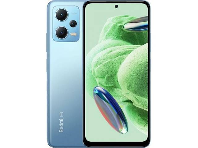 Смартфон Xiaomi Redmi Note 12 5G 4/128GB NFC Ice Blue Global UA (Код товара:29298)