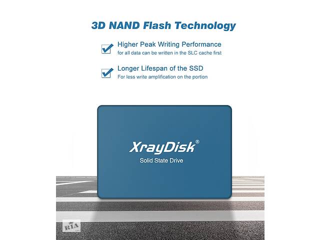 SSD диск XrayDisk 2,5 дюйма SATAIII 512 gb Blue