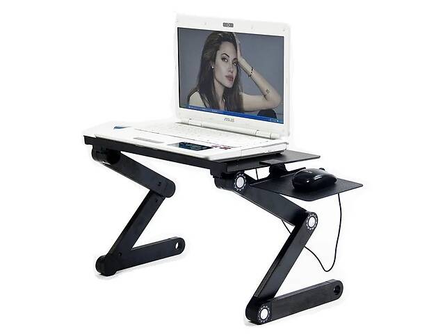 Стол для ноутбука Laptop table T8 с кулером