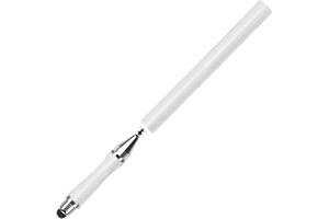 Стилус ручка Universal Drawing 2 в 1 для планшетов и смартфонов White (Код товара:24785)