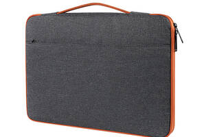 Сумка для ноутбука или документов 15,6' Digital Серая с оранжевым (IBN039SJ)