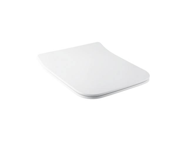 Сидіння для унітаза Qtap (Crow) з мікроліфтом Slim QT0599SC2170W