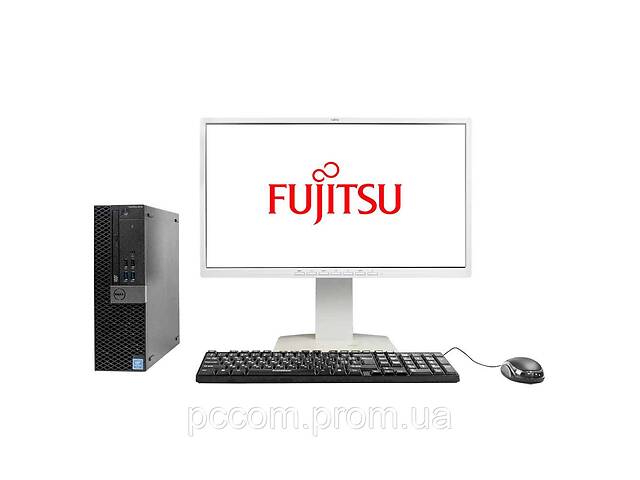 Системний блок Dell OptiPlex 3040 Intel& Reg; Core™ i5-6400T 8GB RAM 240GB SSD + Монітор FUJITSU B24-8TE