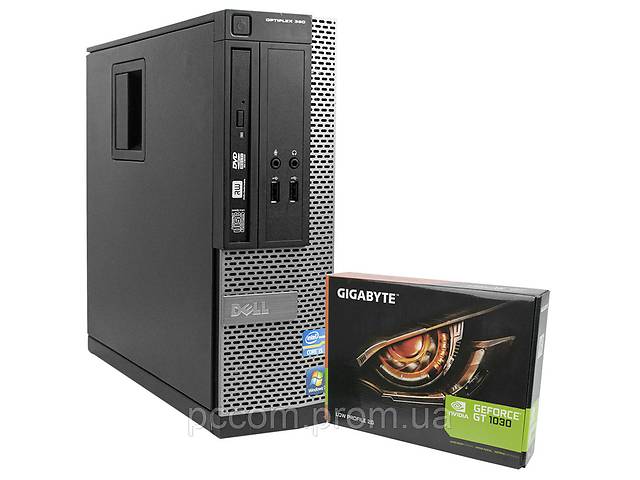 Системный блок DELL OPTIPLEX 390 SFF Intel® Core™ i5-2400 8GB RAM 500GB HDD + Новая nVidia GT 1030