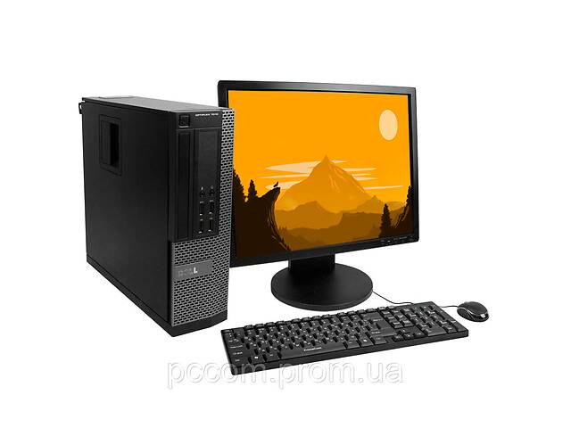 Системний блок Dell OptiPlex 7010 SFF Intel Core i5-3470 4Gb RAM 250Gb HDD + 19' Монітор 1280x1024 - Фото 1
