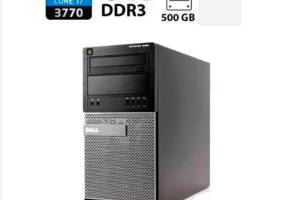 Системный блок Dell OptiPlex 7010 Tower / Intel Core i7-3770 (4 (8) ядра по 3.4 - 3.9 GHz / 8 GB DDR3 / 500 GB HDD /...