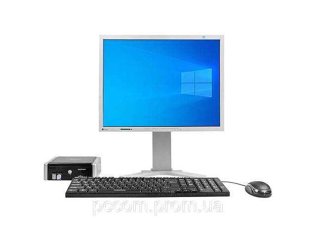 Системный блок Fujitsu-Siemens ESPRIMO Q5020 mini Intel® Core™2 Duo T5670 4GB RAM 120GB SSD + Монитор Eizo