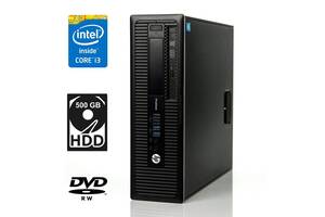 Системный блок HP ProDesk 600 G1 SFF / Intel Core i3-4150 (2 (4) ядра по 3.5 GHz) / 4 GB DDR3 / 500 GB HDD / Intel HD...