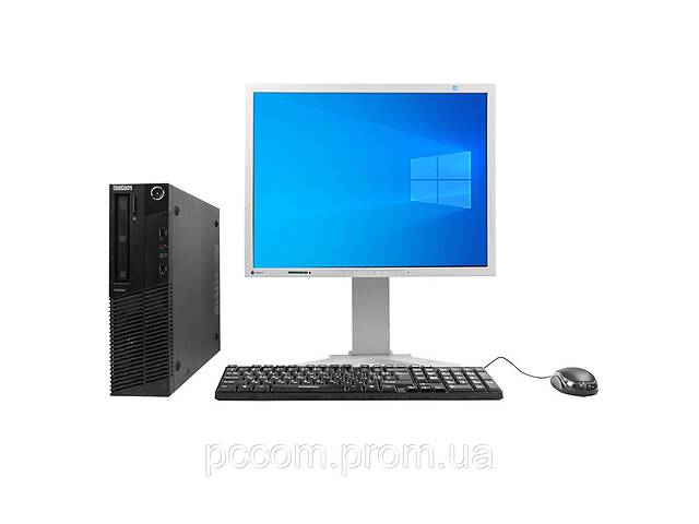 Системный блок Lenovo ThinkCentre M78 AMD A4-5300B 4GB RAM 240GB SSD + Монитор Eizo FlexScan S2100