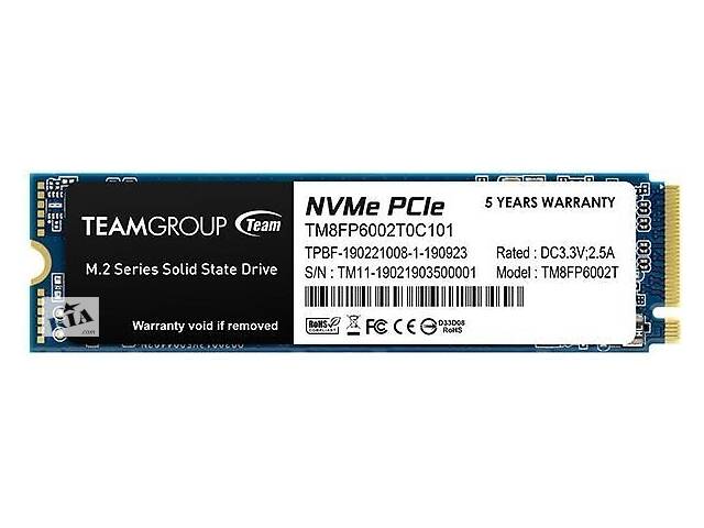 Team Твердотельный накопитель SSD M.2 NVMe PCIe 3.0 x4 2TB MP33 2280 TLC