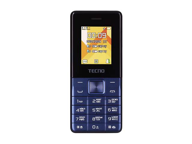 TECNO Мобильный телефон T301 2SIM Deep Blue