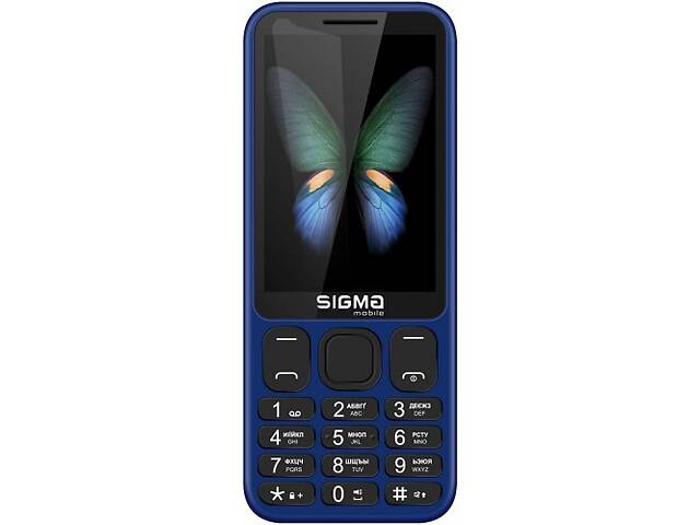 Телефон Sigma mobile X-Style 351 Lider Blue (Код товара:16432)
