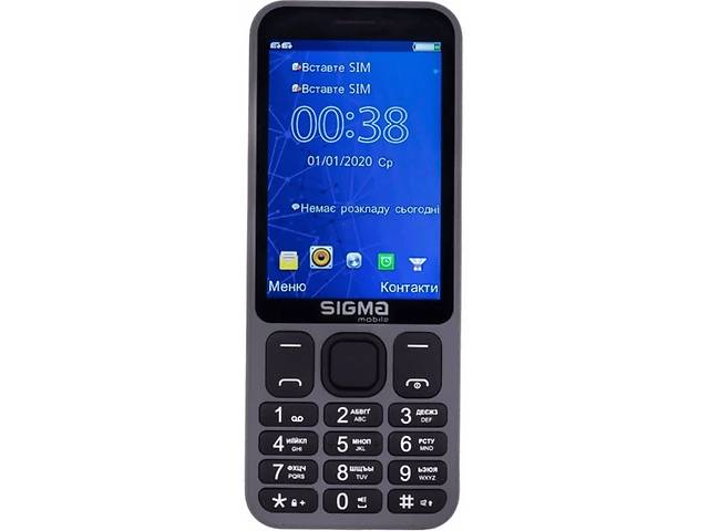 Телефон Sigma mobile X-Style 351 Lider Grey (Код товара:22421)