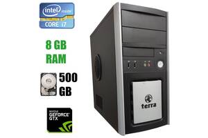 ПК Terra Tower/ i7-2600/ 8GB RAM/ 500GB HDD/ GeForce GTX 1060 3GB 192bit