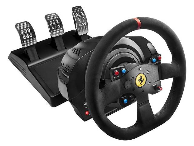 Thrustmaster Руль и педали для PC/PS4®/PS3® T300 Ferrari Integral RW Alcantara edition