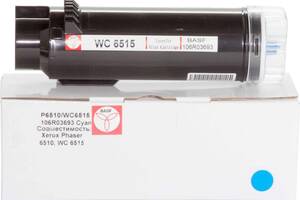 Тонер-картридж BASF Xerox Ph 6510N/WC6515N/6515DN Cyan (KT-106R03693)
