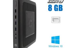 Тонкий клиент HP T620 / AMD GX-415GA (4 ядра по 1.5 GHz) / 8 GB DDR3 / 128 GB SSD M.2 / AMD Radeon HD 8330E Graphics...