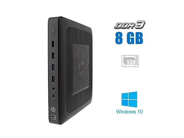 Тонкий клиент HP T620 / AMD GX-415GA (4 ядра по 1.5 GHz) / 8 GB DDR3 / 256 GB SSD M.2 / AMD Radeon HD 8330E Graphics...