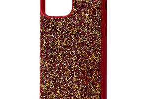 TPU чехол Epik Bling World Rock Diamond Apple iPhone 14 6.1' Красный