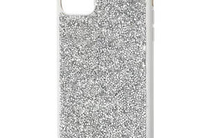 TPU чехол Epik Bling World Rock Diamond Apple iPhone 14 Plus 6.7' Серебряный