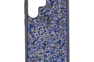 TPU чехол Epik Bling World Rock Diamond Samsung Galaxy S23 Ultra Синий