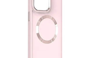 TPU чехол Epik Bonbon Metal Style with MagSafe Apple iPhone 11 6.1' Розовый / Light pink