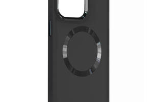 TPU чехол Epik Bonbon Metal Style with MagSafe Apple iPhone 14 6.1' Черный / Black