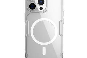 TPU чехол Nillkin Nature Pro Magnetic Apple iPhone 13 Pro 6.1' Прозрачный